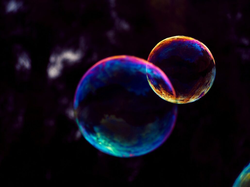 Colourful bubbles