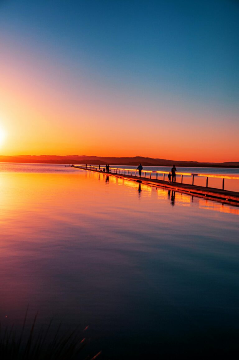 Harbour in water