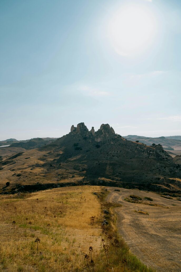 Peak of mountain