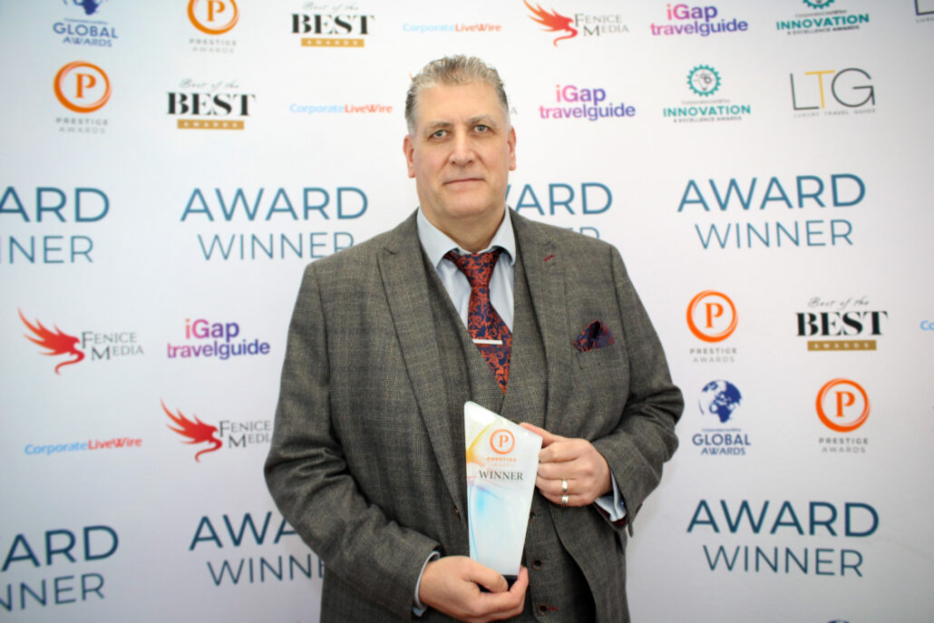 Accepting Award For Medium Of The Year